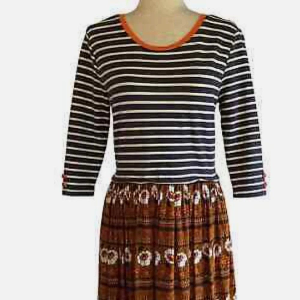 Matilda Jane Striped Floral Winsome Dress, M. - Picture 3 of 6